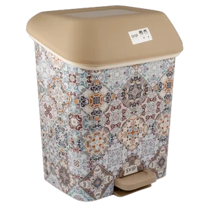 Контейнер для мусора с педалью 15 л Декор Марокко SV4120МРК