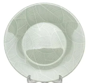 PASABAHCE Тарелка упроч. Ливс зел.195 мм 2цв. (рис.41546) 10327SLBD70