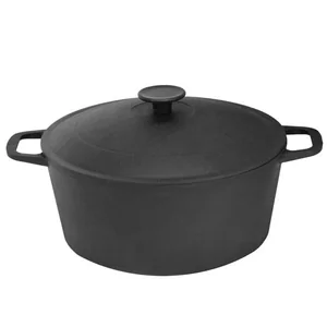 БИОЛ Кастрюля 3 л чугунная литая с крышкой 0803