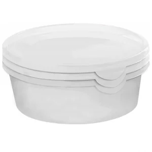 Набор контейнеров для заморозки продуктов Lucky Friday Frozen 3 шт 0,5 л круглые прозрачный