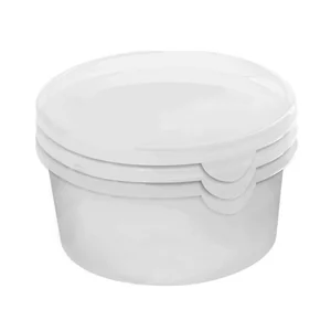 Набор контейнеров для заморозки продуктов Lucky Friday Frozen 3 шт 0,75 л круглые прозрачный