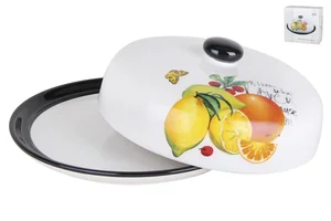 КОРАЛЛ Блюдо для блинов Сочные фрукты d23см. ZFC246-L5