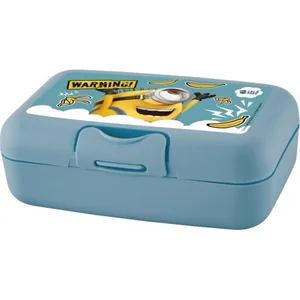 Ланч-бокс Lalababy Миньоны 0,7 л джинсовый