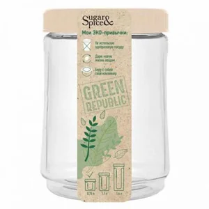 Банка для сыпучих продуктов Green Republic 0,75 л SE2248GR лён