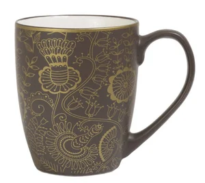 КОРАЛЛ Кружка 340мл. Golden Floral CN1465