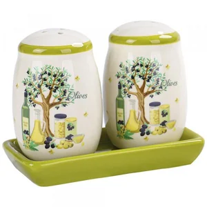 BACKMAN Набор соль/перец 3пр. на подставке BM-0603-02 Gabrielle