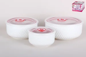 КОРАЛЛ Набор салатников 3шт.10х13х15см. Майя 5286