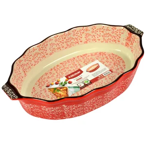 ATTRIBUTE Форма Eclipse red керам 39х24см. ABK106-SRT-R