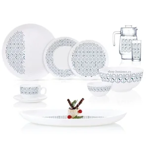 LUMINARC Столовый сервиз DIWALI CARINOSA BLUE Дивали Кариноса 46 предметов Q7909