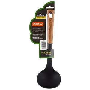 Mallony Половник из нейлона, FORESTA, с пластм ручкой/дизайн под дерево, 32*9,5 см 006461-SK
