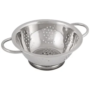 MALLONY Дуршлаг CASUAL на подставке с боковыми ручками, нерж сталь, диа 22 см 985530-SK