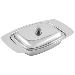 MALLONY Масленка с крышкой BD-500, объем 500 мл, нерж. сталь 0,5 мм 981045-SK