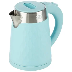HOMESTAR Чайник HS-1021 (1,7 л) голубой, двойной корпус, 102761-SK