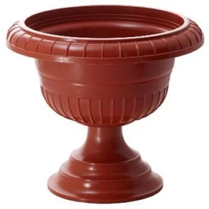 Вазон на ножке малый  D 280 мм терракотовый