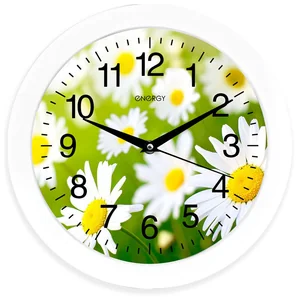 ENERGY Часы настенные кварцевые модель ЕС-98 ромашки, 009471-SK