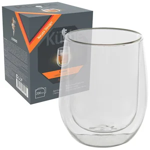 Mallony Стакан AROMA, объем:200 мл с двойными стенками (боросиликатное стекло), 008244-SK
