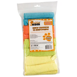 Mallony Набор салфеток из микрофибры 8шт MFS-05/8, размер 30х30см, 310271-SK