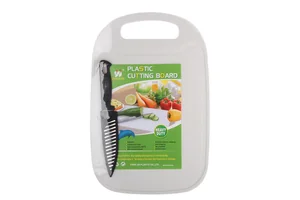 Коралл Доска разделочная пласт.21х32.5см.+нож 4597