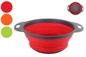 Коралл Дуршлаг Smart силикон  29х23.5см микс цветов 4939-1