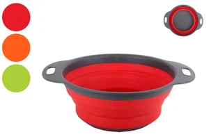 Коралл Дуршлаг Smart силикон 24.5х19.5см микс цветов 4938-1