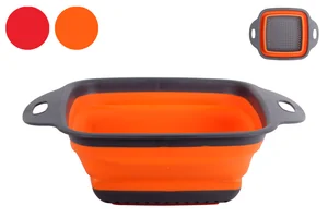 Коралл Дуршлаг Smart силикон 24х18см микс цветов 4937-1