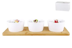 КОРАЛЛ Салатники 3шт.+подст. Home made YQ1966SB