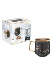 КОРАЛЛ Чашка 400мл. с крышк. NC2222