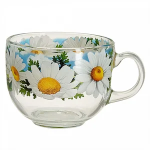 ДЕКОСТЕК Кружка 480 мл (Ромашковое поле) 2027-Д