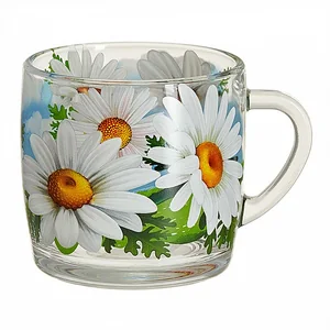 ДЕКОСТЕК Кружка для чая 300 мл (Ромашковое поле) 2134-Д