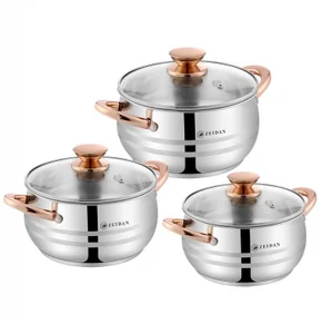 ZEIDAN Набор кастрюль 6пр. Z-50657