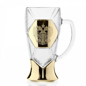 ДЕКОСТЕК Кружки для пива 500 мл 2 штуки Герб GN1404