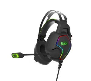 Smartbuy Игровая гарнитура (SBHG-6200) RUSH AMBITION черно-зеленый