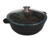 Жаровня АЛА 260 со стеклянной крышкой D1026G 