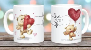 DELTA Кружка фарфор 350 мл Love of life с2014-02
