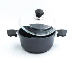 Кастрюля АЛА 3,0л со стеклянной крышкой D07 3,0G