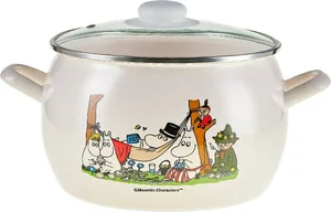 HITT Кастрюля Hitt Moomin Пикник С-4216САП2/4ЖмТ 5,0л стекл.крышк.