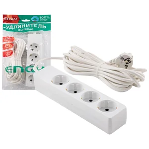 ENGY Удлинитель Гранд 7м/4роз. с заземлением (ПВС 3х0,75). 186695-SK