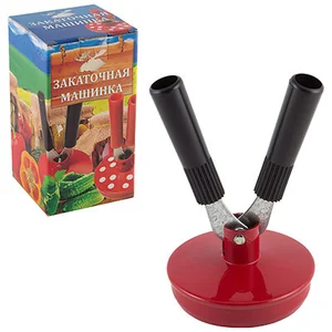 Машинка закаточная (ЛОСЬЗМ-2) авт. ( красная). 005451-SK