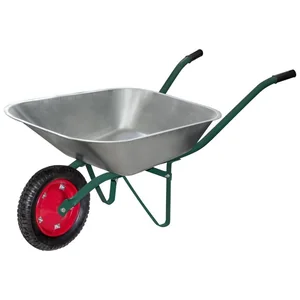 Тачка садовая WB 4307 в т/у (оцинк., 130кг, 65л., пневмат. колесо тип2 330мм). 092696-SK