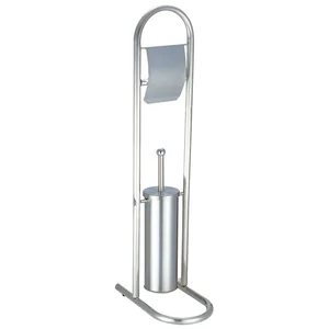 Стойка напольная B0812 с держателем для туал. бумаги и ершиком. 002669-SK