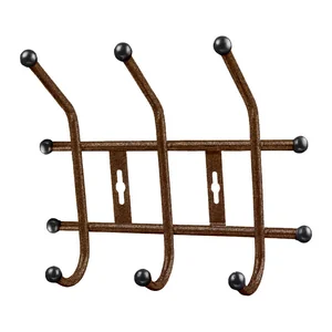 Вешалка настенная Gancio 3 крючка бронза. 104849-SK