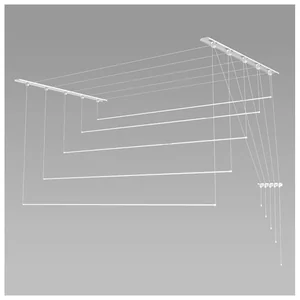 Сушилка для белья 1,5м (5 стержней) Лиана потолочная. 171102-SK
