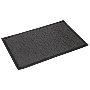 Придверный коврик Листья, 40*60 см, полиэстер, с подложкой из ПВХ. 008453-SK