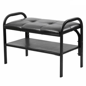 НИКА Этажерка с мягким сиденьем Люкс ЭТЛ6/Ч черный