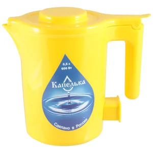 ENERGY Чайник электрический Капелька, 0,5л., 600Вт, желтый. 003910-SK