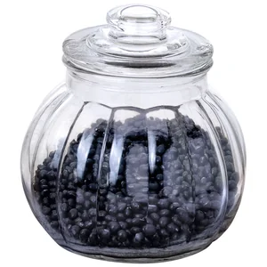 MALLONY Стеклянная банка для сыпучих продуктов с крышкой BOLLA, объем: 1.3 л. 003608-SK