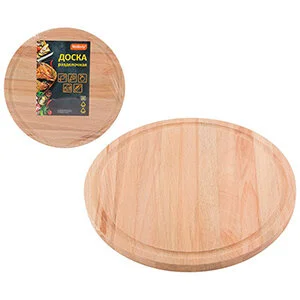 MALLONY Доска разделочная Faggio круглая d=24 (бук). 007392-SK