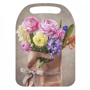 WEBBER Доска разделочная 21×29 см деревянная К-83 с рисунком Розы