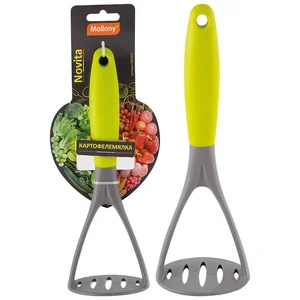 Картофелемялка (толкушка) Novita из нейлона с цветной ручкой из TPR. 005423-SK