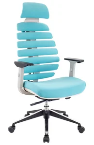EVERPROF Кресло Ergo Grey Ткань Бирюзовый EP-Ergo Fabric Тurqoise